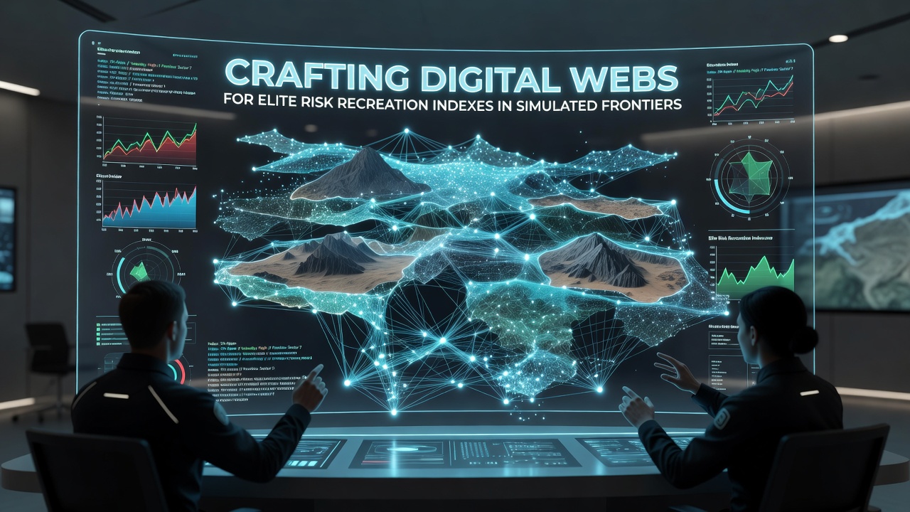Digital web structure connecting simulated risk recreation environments
