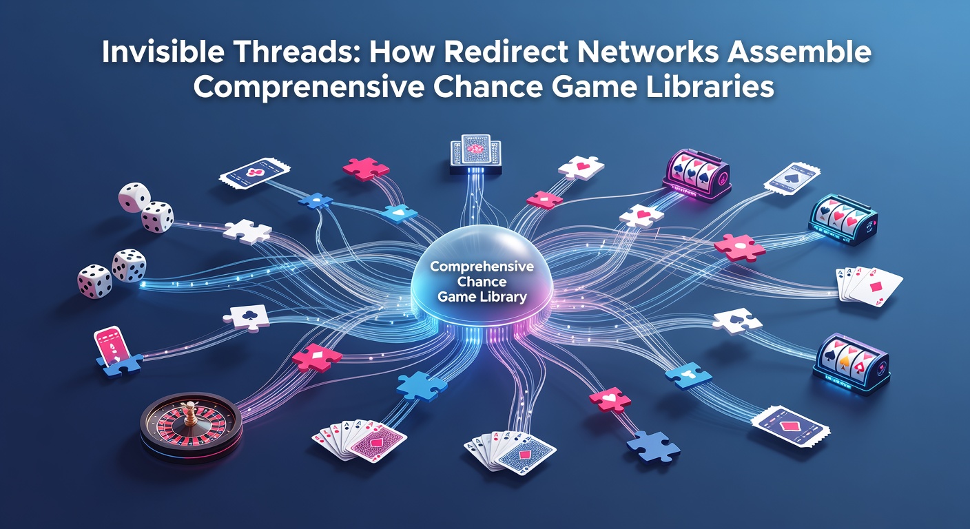 Flow chart depicting how redirect networks compile and update comprehensive chance game collections