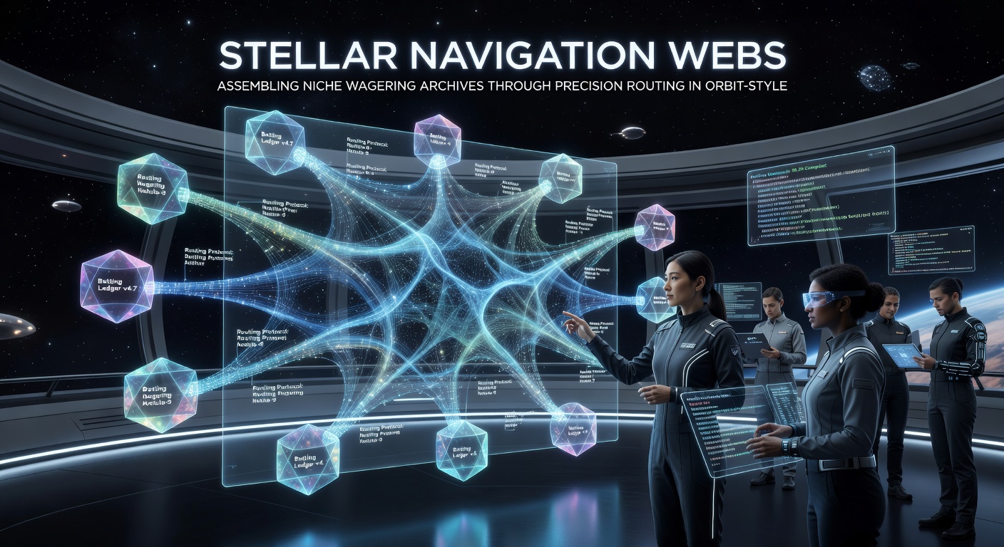 Detailed view of precision routing networks linking niche wagering archives in orbital gaming environments